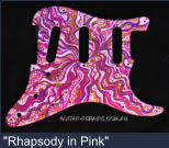 "Rhapsody in Pink" - 3 ply Strat style SSS