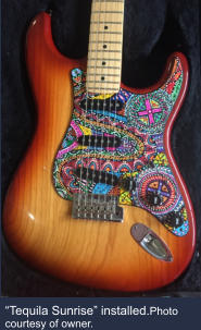 "Tequila Sunrise"" installed.  Photo courtesy of owner.