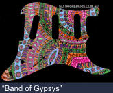 “Band of Gypsys” - 3 ply Strat style SSS