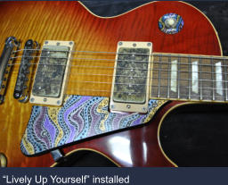"Lively Up Yourself"  installed on a Les Paul