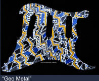 "Geo Metal".  3 ply Strat style, SSS